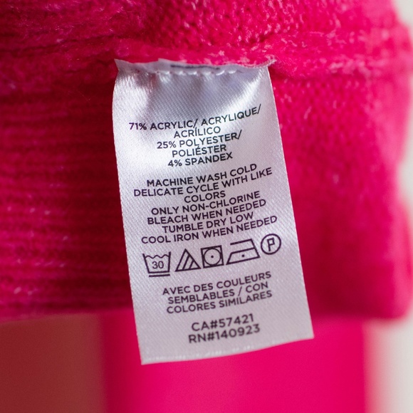 NWOT Hot Pink Loft Thin Sweater - Picture 5 of 5